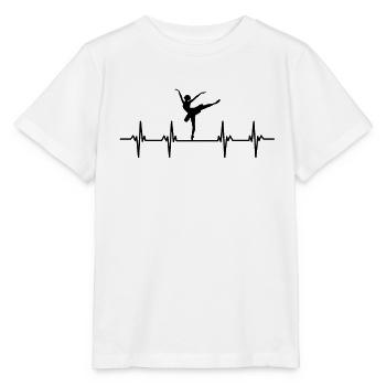danseur danse mouvement mouvement mouvement couple - T-shirt bio MINI CREATOR Stanley/Stella Enfant - blanc - Devant - Maike (125cm)