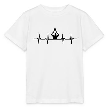 Volleyballerin Schmetterball Volley Volleyball - Stanley/Stella Kinder T-Shirt MINI CREATOR  - Weiß - Vorne - Maike (125cm)