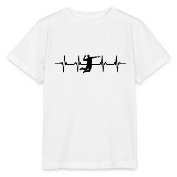 Volleyballerin Schmetterball Volley Volleyball - Stanley/Stella Kinder T-Shirt MINI CREATOR  - Weiß - Vorne - Maike (125cm)