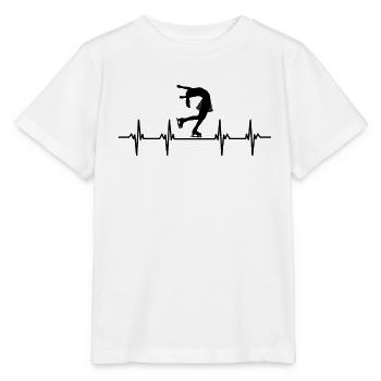 neige froide glace bonhomme de neige boule de neige hiver - T-shirt bio MINI CREATOR Stanley/Stella Enfant - blanc - Devant - Maike (125cm)