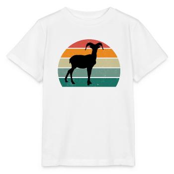 ziege zicklein meckern meckerziege ziegenbock - Stanley/Stella Kinder T-Shirt MINI CREATOR  - Weiß - Vorne - Maike (125cm)