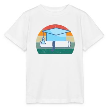 Étudier les études étudiantes Diplôme Bachelor Université - T-shirt bio MINI CREATOR Stanley/Stella Enfant - blanc - Devant - Maike (125cm)