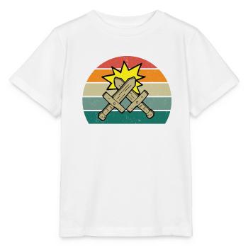 Schwertkampf Schwert Klinge Lanze Säbel Dolch - Stanley/Stella Kinder T-Shirt MINI CREATOR  - Weiß - Vorne - Maike (125cm)
