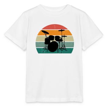 Musicien musicien jouant de la musique Faire de la musique - T-shirt bio MINI CREATOR Stanley/Stella Enfant - blanc - Devant - Maike (125cm)