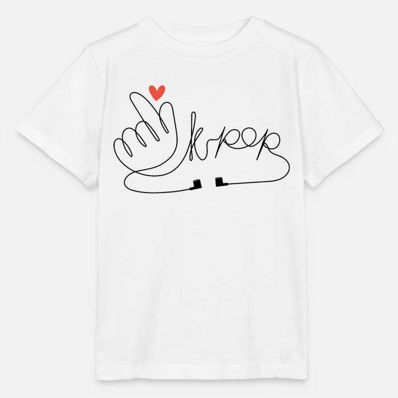 K-pop Korean Pop - Stanley/Stella Kinder T-Shirt MINI CREATOR - Weiß