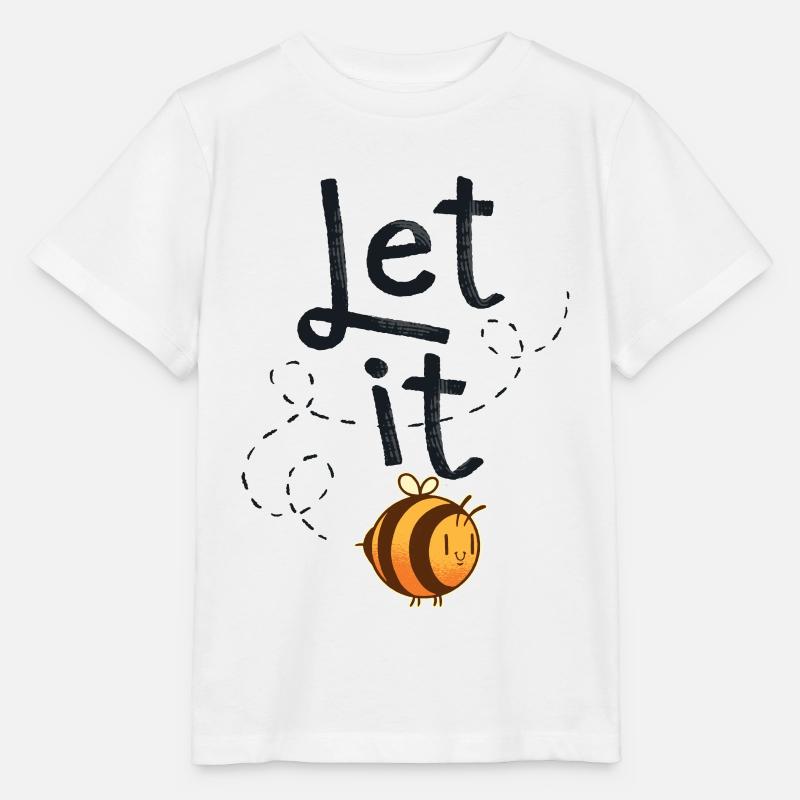 Apiculteur Bee Let it Bee - T-shirt bio MINI CREATOR Stanley/Stella Enfant - blanc
