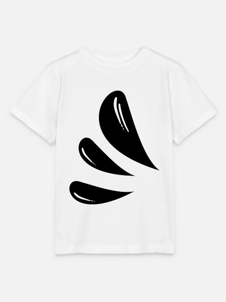 Tropfen Symbole - Stanley/Stella Kinder T-Shirt MINI CREATOR - Weiß