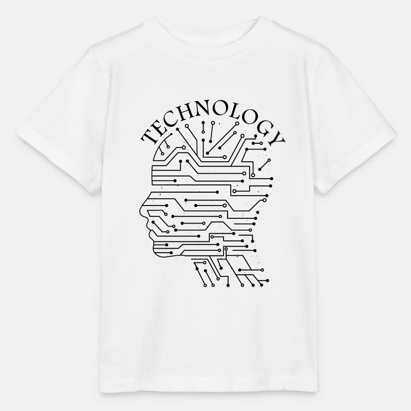 Technology Geschenk Geschenkidee - Stanley/Stella Kinder T-Shirt MINI CREATOR  - Weiß