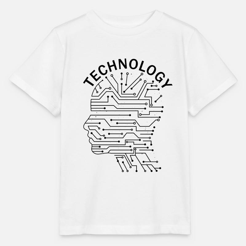 Technology technologie nerd - Stanley/Stella Kinder T-Shirt MINI CREATOR - Weiß