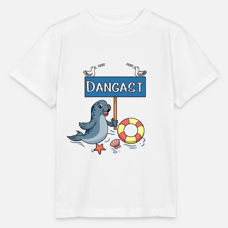 Moin Moin - Nordseebad Dangast - Stanley/Stella Kinder T-Shirt MINI CREATOR  - Weiß
