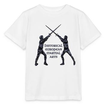 Schwertkampf - HEMA - Stanley/Stella Kinder T-Shirt MINI CREATOR  - Weiß - Vorne - Maike (125cm)