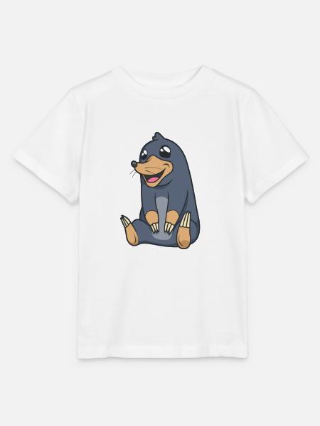 Kawaii Maulwurf - Stanley/Stella Kinder T-Shirt MINI CREATOR  - Weiß