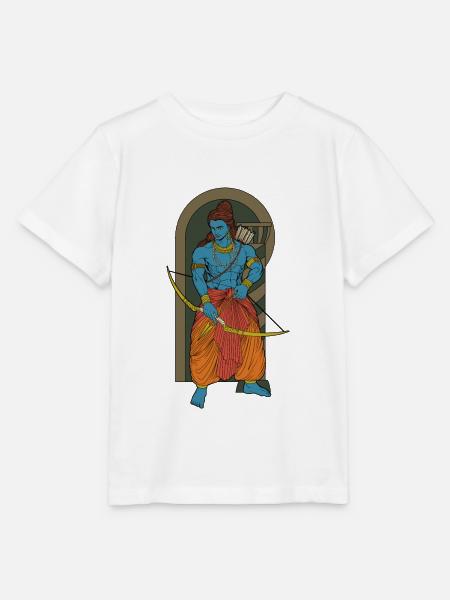 Hindu Gott - Rama - Stanley/Stella Kinder T-Shirt MINI CREATOR - Weiß