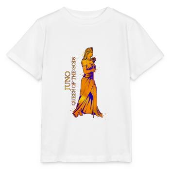 Königin der Götter - Juno - Stanley/Stella Kinder T-Shirt MINI CREATOR  - Weiß - Vorne - Maike (125cm)