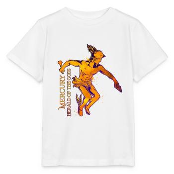 Messager des Dieux - Mercure - T-shirt bio MINI CREATOR Stanley/Stella Enfant - blanc - Devant - Maike (125cm)