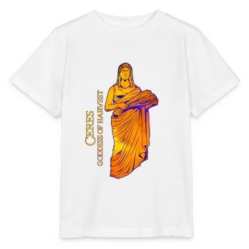 Déesse de la moisson - Cérès - T-shirt bio MINI CREATOR Stanley/Stella Enfant - blanc - Devant - Maike (125cm)