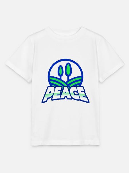 Frieden 1 - Stanley/Stella Kinder T-Shirt MINI CREATOR  - Weiß