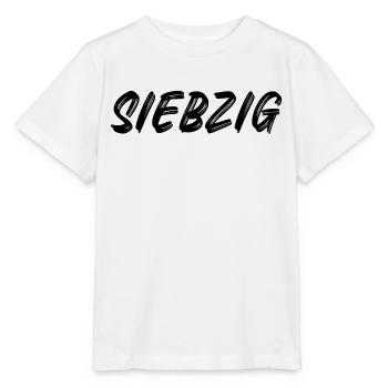 70 - Siebzig - 70. Geburtstag - Stanley/Stella Kinder T-Shirt MINI CREATOR  - Weiß - Vorne - Maike (125cm)