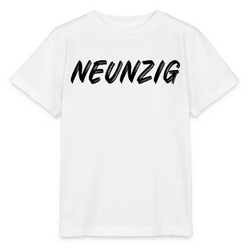 90 / Neunzig / 90. Geburtstag - Stanley/Stella Kinder T-Shirt MINI CREATOR  - Weiß - Vorne - Maike (125cm)