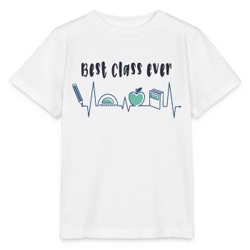 Best class ever - Stanley/Stella MINI CREATOR Kids’ T-Shirt - white - Front - Maike (125cm)