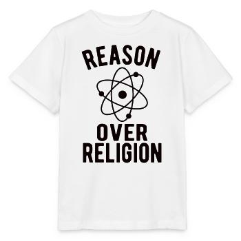 Atheist, Atheism, Anti-religion, Security, - Stanley/Stella MINI CREATOR Kids’ T-Shirt - white - Front - Maike (125cm)