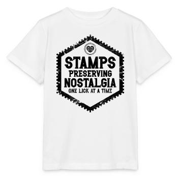 Philatélie Philatéliste philatéliste philatélique - T-shirt bio MINI CREATOR Stanley/Stella Enfant - blanc - Devant - Maike (125cm)