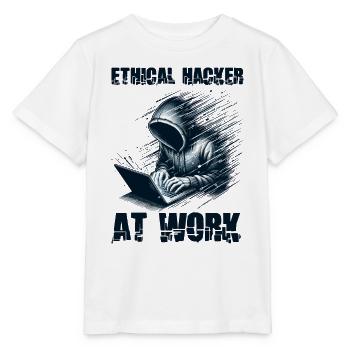 Analyste Piratage Éthique Cybersécurité Éthique - T-shirt bio MINI CREATOR Stanley/Stella Enfant - blanc - Devant - Maike (125cm)