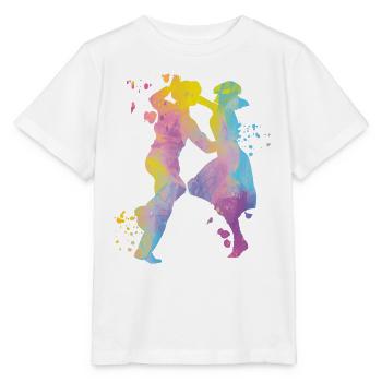 Dancing Swing 60s Boogie Woogie - Stanley/Stella MINI CREATOR Kids’ T-Shirt - white - Front - Maike (125cm)