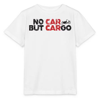 Not a car, but a cargo bike Cargobike - Stanley/Stella MINI CREATOR Kids’ T-Shirt - white - Front - Maike (125cm)