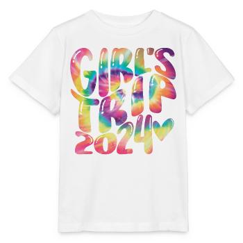 Girls' Weekend Women's Girls Trip 2024 - Stanley/Stella MINI CREATOR Kids’ T-Shirt - white - Front - Maike (125cm)