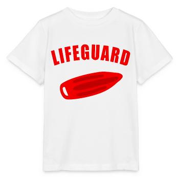 LIFEGUARD Nageur sauveteur maître-nageur - T-shirt bio MINI CREATOR Stanley/Stella Enfant - blanc - Devant - Maike (125cm)