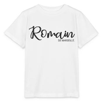 Romain de Marseille Cadeau T shirt romain - T-shirt bio MINI CREATOR Stanley/Stella Enfant - blanc - Devant - Maike (125cm)