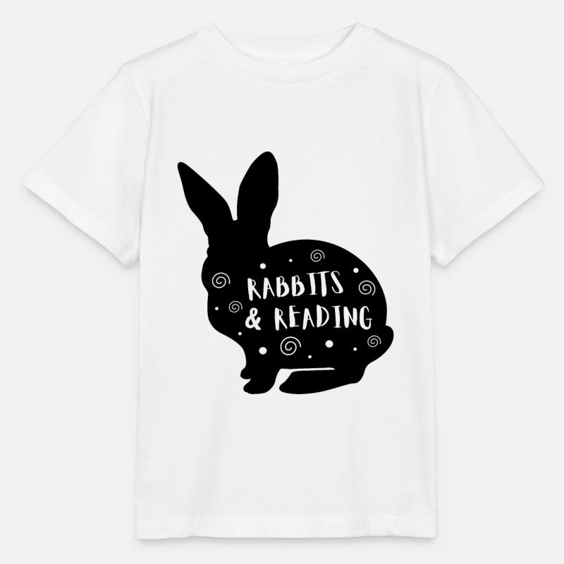 Lapins & Lecture - T-shirt bio MINI CREATOR Stanley/Stella Enfant - blanc