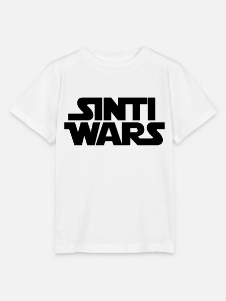 Sinti Wars SW Design Black Letters - Stanley/Stella Kinder T-Shirt MINI CREATOR  - Weiß