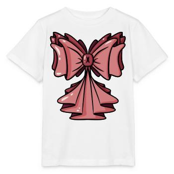 Schleife Rosa Pink - Geschenkschleife Geschenk - Stanley/Stella Kinder T-Shirt MINI CREATOR  - Weiß - Vorne - Maike (125cm)