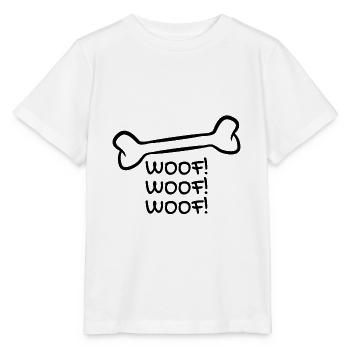 Dog bones - Stanley/Stella MINI CREATOR Kids’ T-Shirt - white - Front - Maike (125cm)
