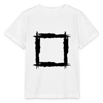 Quadrat Schwarz - Stanley/Stella Kinder T-Shirt MINI CREATOR  - Weiß - Vorne - Maike (125cm)