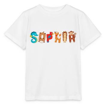 Sophia Name First Name - Stanley/Stella MINI CREATOR Kids’ T-Shirt - white - Front - Maike (125cm)