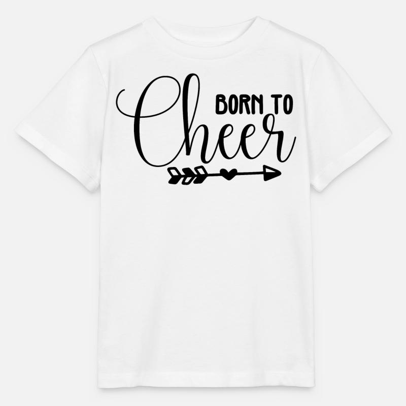 Né pour encourager - T-shirt bio MINI CREATOR Stanley/Stella Enfant - blanc