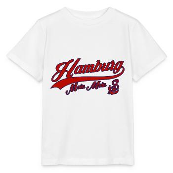Hamburg Moin Moin Norddeutschland Alster Anker - Stanley/Stella Kinder T-Shirt MINI CREATOR  - Weiß - Vorne - Maike (125cm)