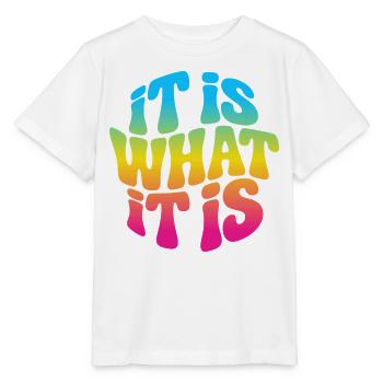 C’est ce que c’est - T-shirt bio MINI CREATOR Stanley/Stella Enfant - blanc - Devant - Maike (125cm)