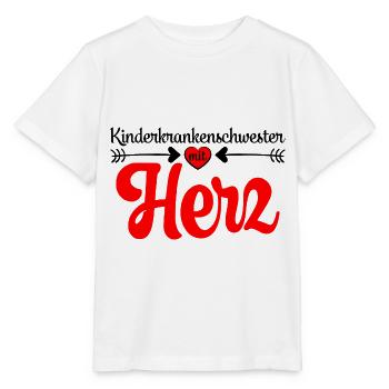 Kinderkrankenschwester Danke sagen Abschied - Stanley/Stella Kinder T-Shirt MINI CREATOR  - Weiß - Vorne - Maike (125cm)