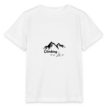Climbing - T-shirt bio MINI CREATOR Stanley/Stella Enfant - blanc - Devant - Maike (125cm)