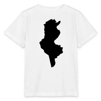 Map of Tunisia - Stanley/Stella MINI CREATOR Kids’ T-Shirt - white - Front - Maike (125cm)