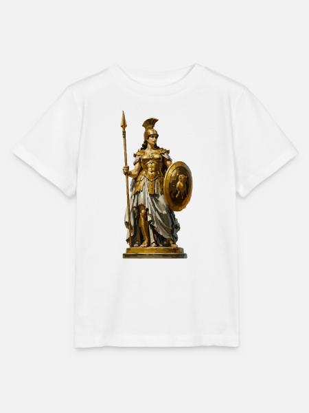Goldene Kriegerin der Antike - Stanley/Stella Kinder T-Shirt MINI CREATOR  - Weiß