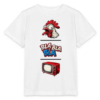 Bla Bla Bla - Stanley/Stella Kinder T-Shirt MINI CREATOR  - Weiß - Vorne - Maike (125cm)