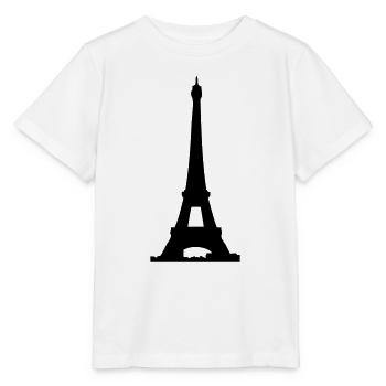 eiffelturm - Stanley/Stella Kinder T-Shirt MINI CREATOR  - Weiß - Vorne - Maike (125cm)