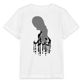 Tentacle Octopus Ink Drop Graffiti Spray Cool - Stanley/Stella MINI CREATOR Kids’ T-Shirt - white - Front - Maike (125cm)