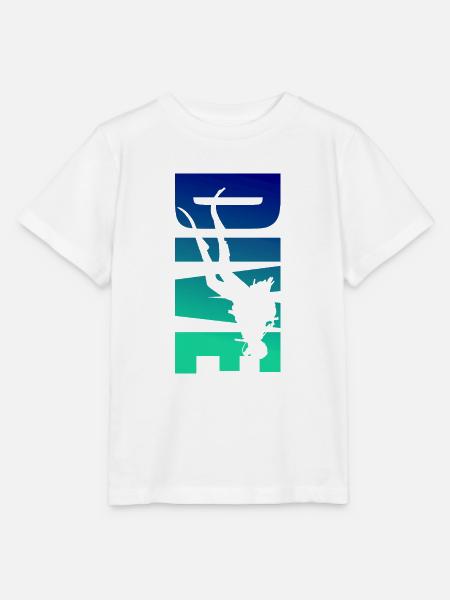dive diver tauchen taucher - Stanley/Stella Kinder T-Shirt MINI CREATOR - Weiß