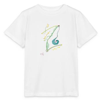 Algus par Ezra Spirit - T-shirt bio MINI CREATOR Stanley/Stella Enfant - blanc - Devant - Maike (125cm)